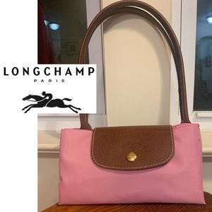 Longchamp Le Pliage Rose Tote Medium Pristine EUC